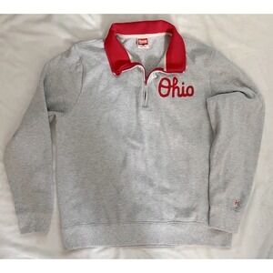 Ohio 1/4 zip pullover sweatshirt Homage size XL